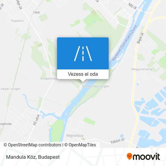 Mandula Köz térkép