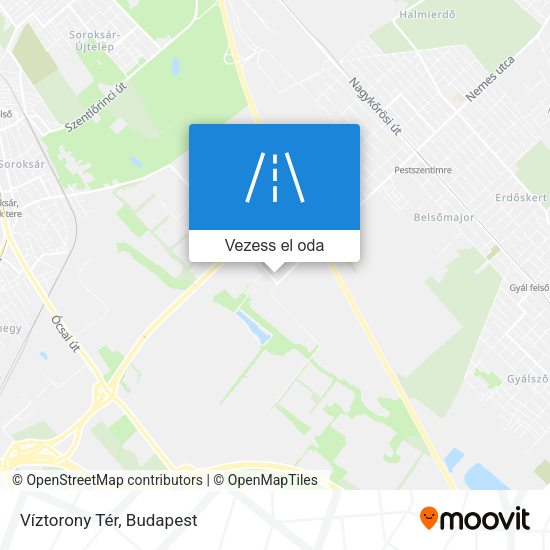 Víztorony Tér térkép