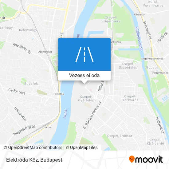 Elektróda Köz térkép