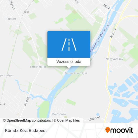 Kőrisfa Köz térkép