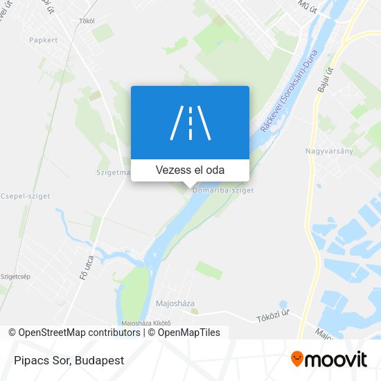 Pipacs Sor térkép