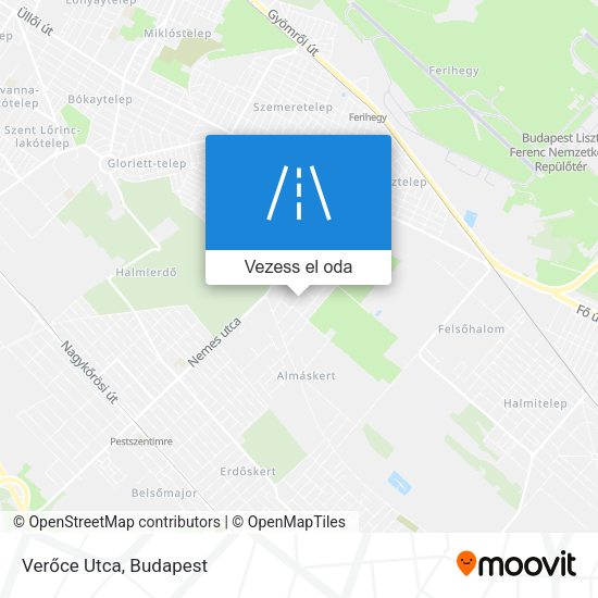 Verőce Utca térkép