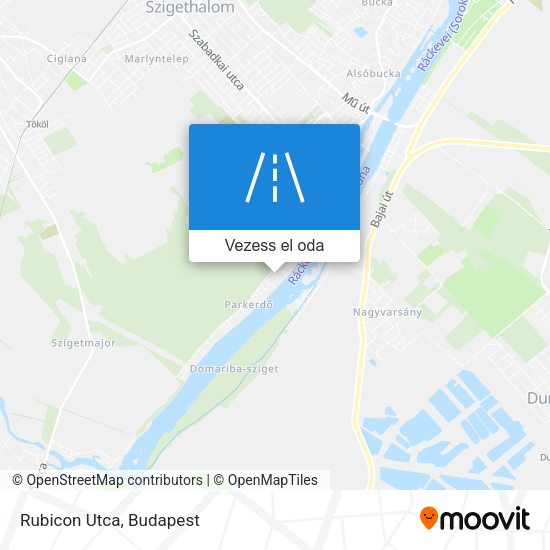 Rubicon Utca térkép