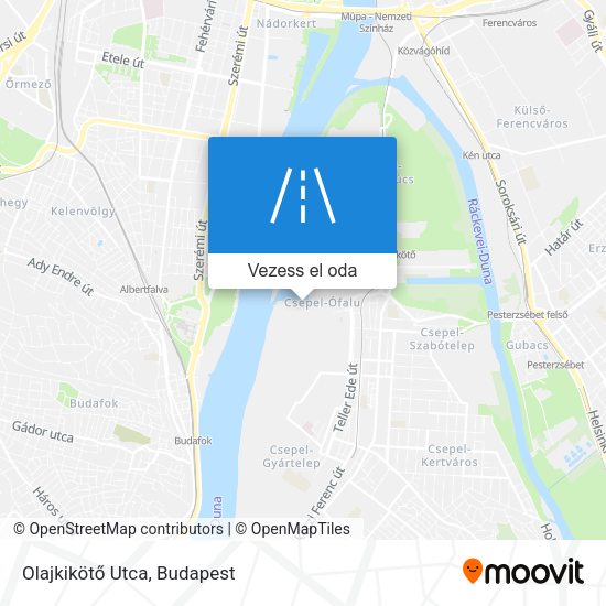 Olajkikötő Utca térkép