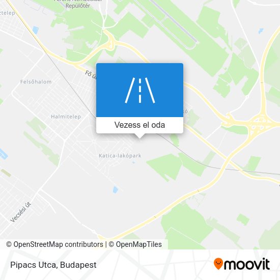 Pipacs Utca térkép