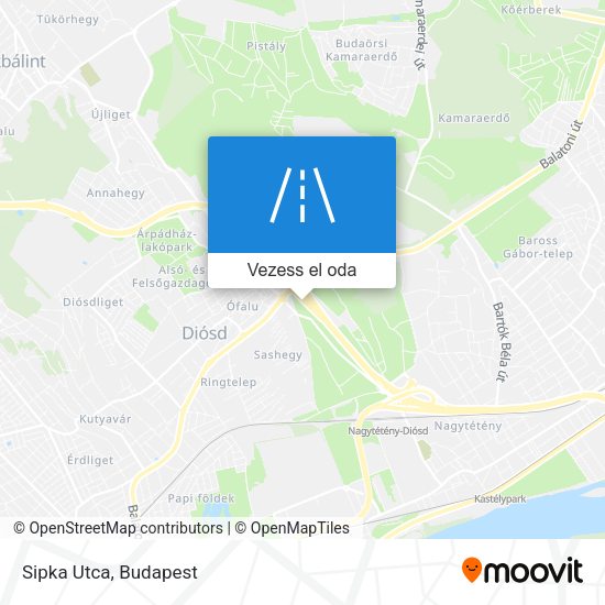 Sipka Utca térkép