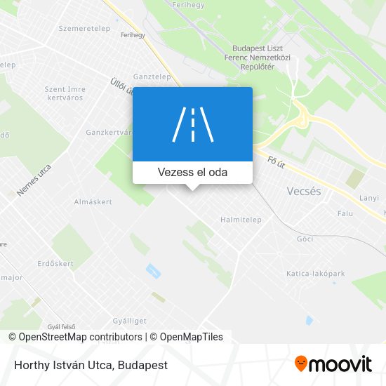 Horthy István Utca térkép