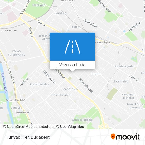 Hunyadi Tér térkép