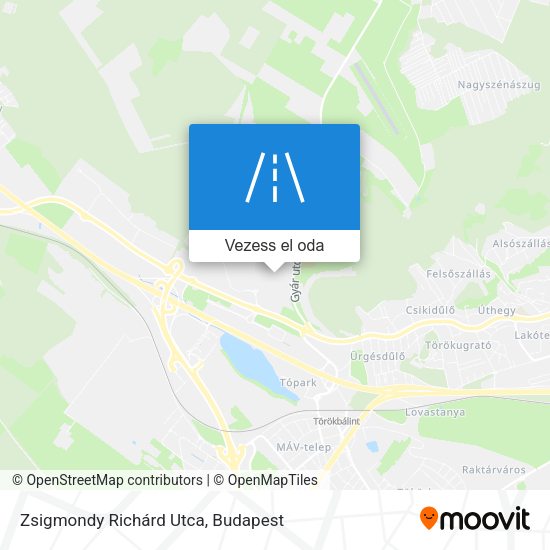 Zsigmondy Richárd Utca térkép