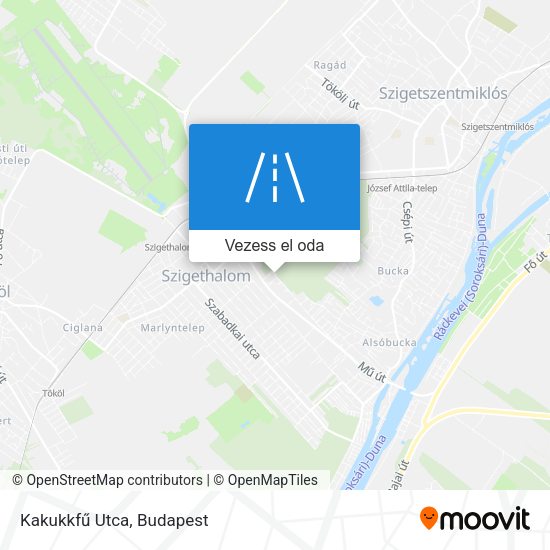 Kakukkfű Utca térkép