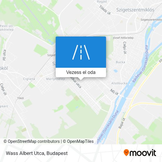Wass Albert Utca térkép