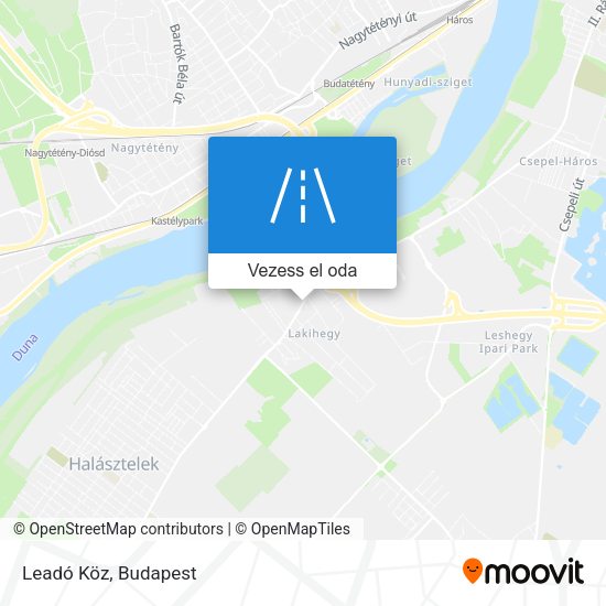 Leadó Köz térkép