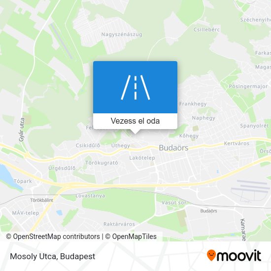 Mosoly Utca térkép