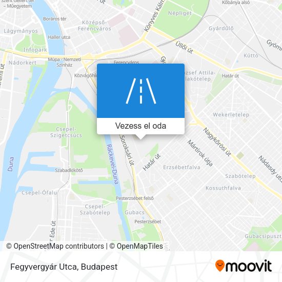 Fegyvergyár Utca térkép