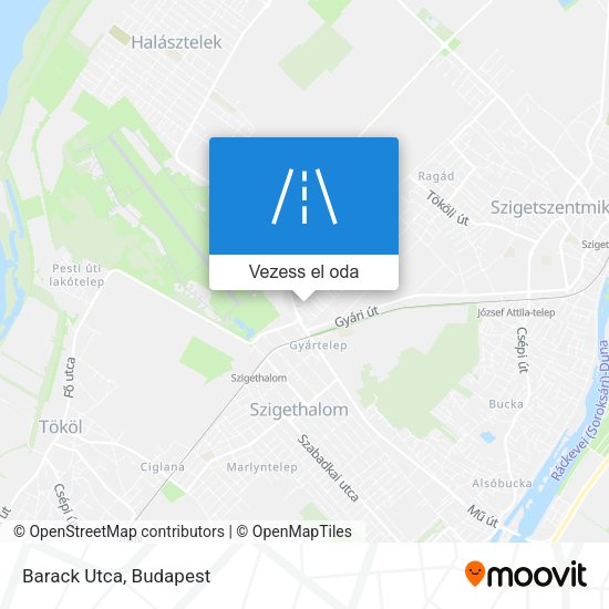 Barack Utca térkép