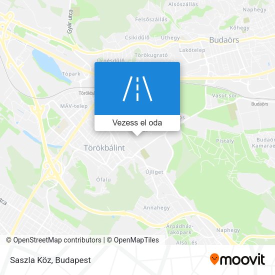 Saszla Köz térkép