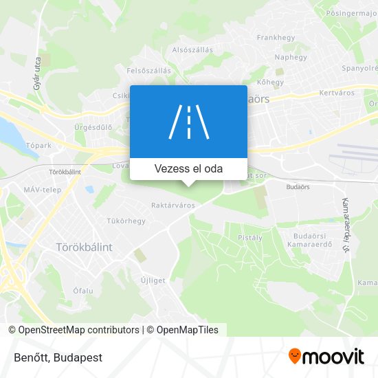 Benőtt térkép