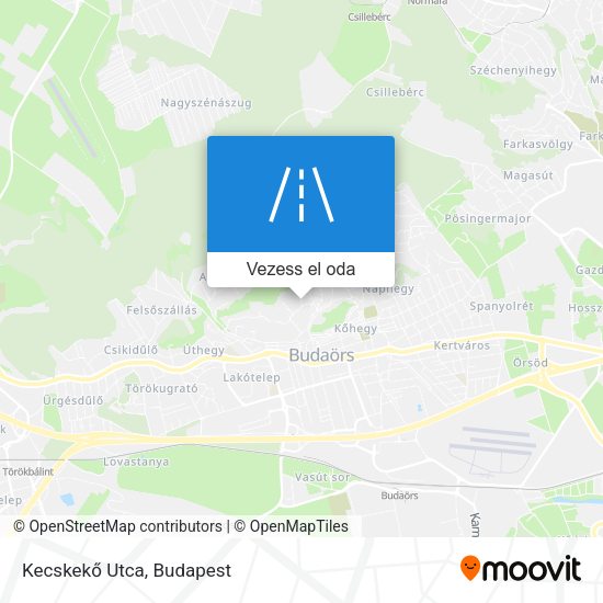Kecskekő Utca térkép