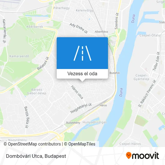 Dombóvári Utca térkép