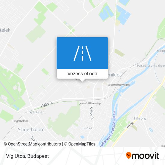 Víg Utca térkép