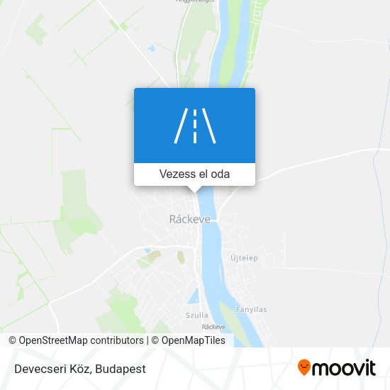 Devecseri Köz térkép