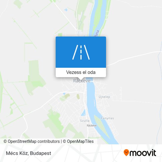 Mécs Köz térkép