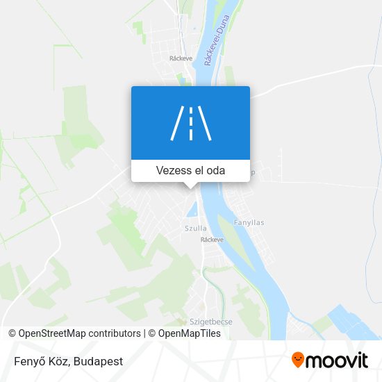Fenyő Köz térkép
