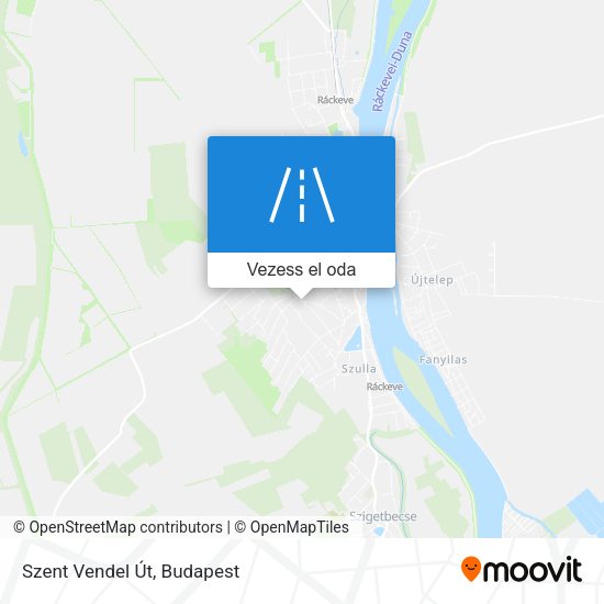Szent Vendel Út térkép