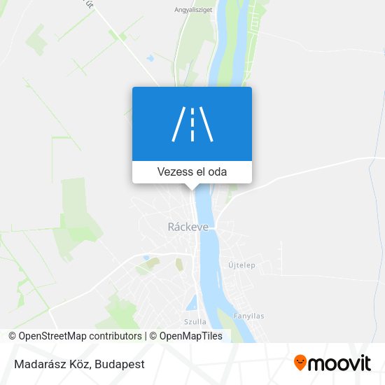 Madarász Köz térkép
