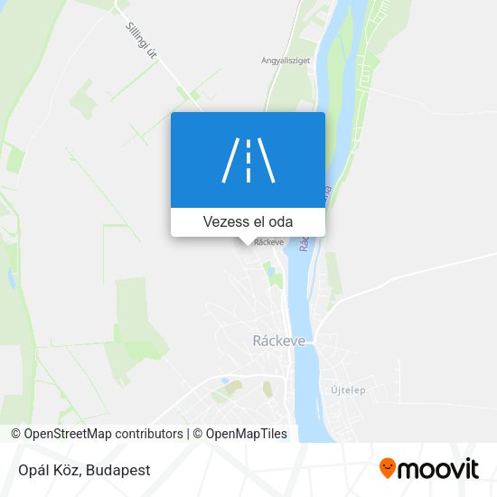 Opál Köz térkép