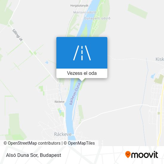 Alsó Duna Sor térkép
