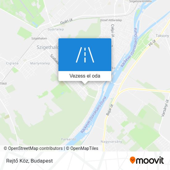Rejtő Köz térkép