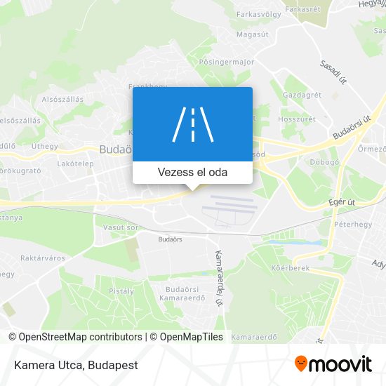 Kamera Utca térkép
