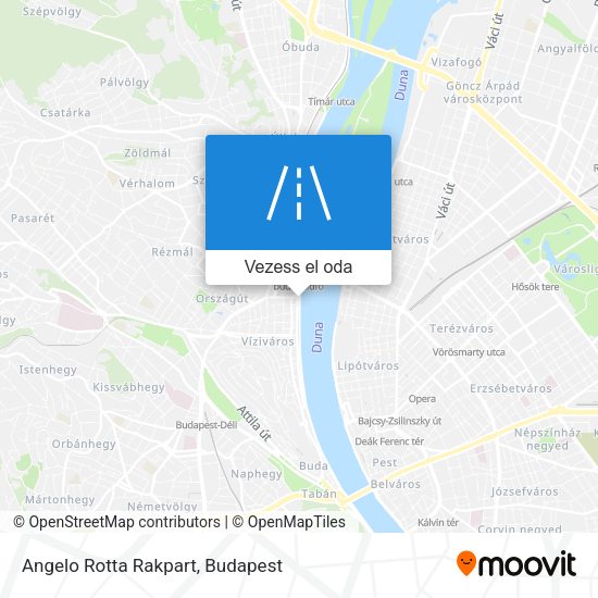 Angelo Rotta Rakpart térkép
