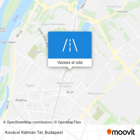Kovácsi Kálmán Tér térkép