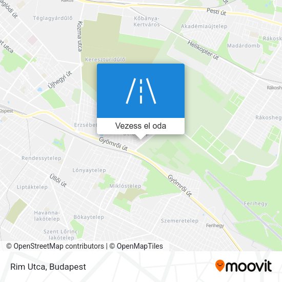 Rim Utca térkép