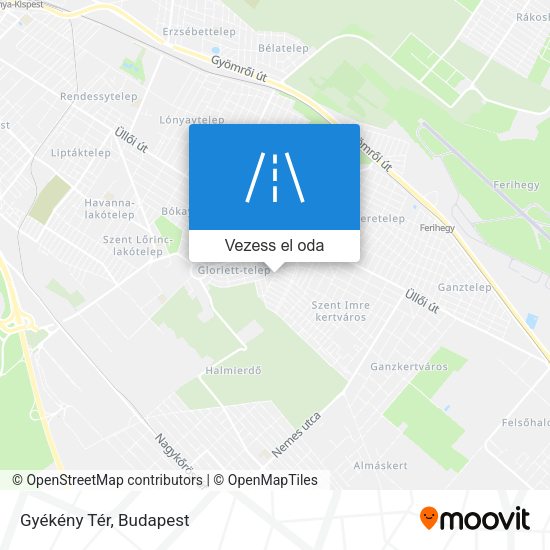 Gyékény Tér térkép