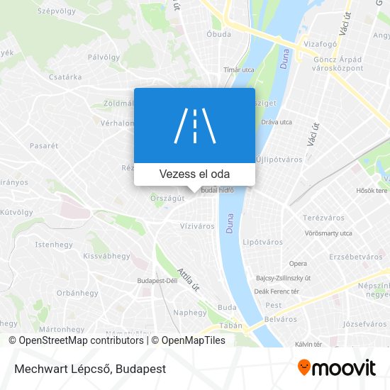 Mechwart Lépcső térkép