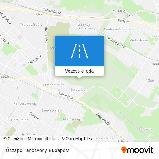 Őszapó Tanösvény térkép