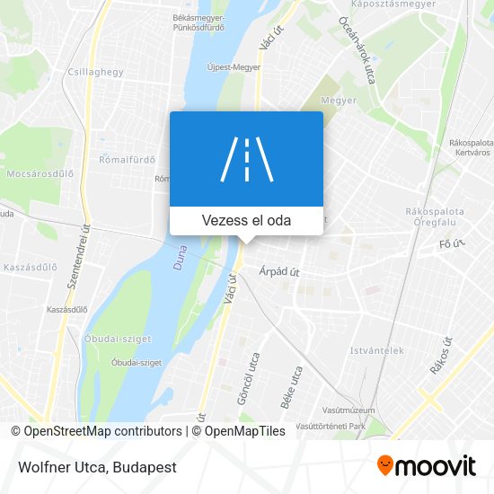 Wolfner Utca térkép