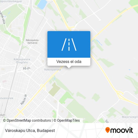 Városkapu Utca térkép