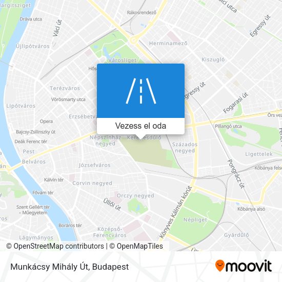 Munkácsy Mihály Út térkép
