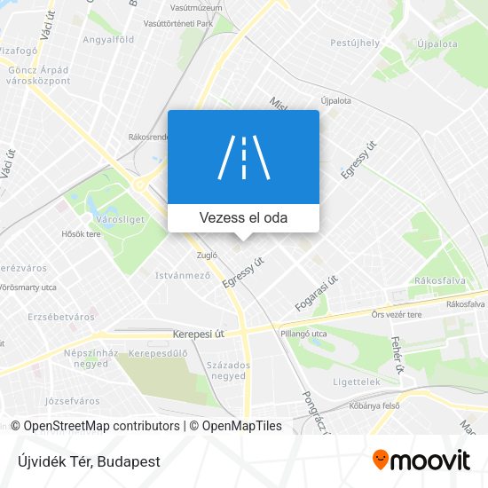 Újvidék Tér térkép