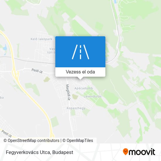 Fegyverkovács Utca térkép
