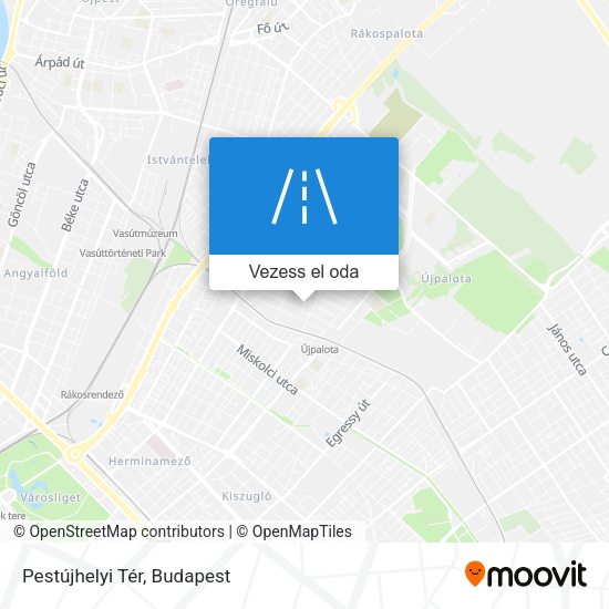 Pestújhelyi Tér térkép