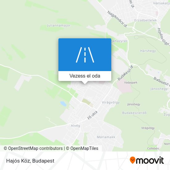 Hajós Köz térkép