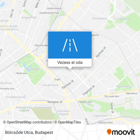 Bölcsőde Utca térkép