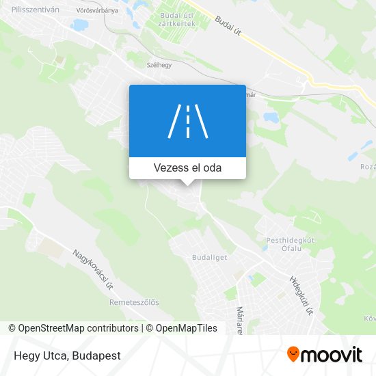 Hegy Utca térkép