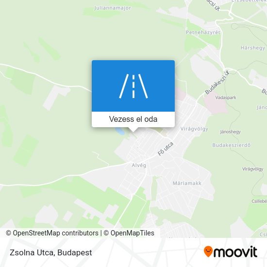 Zsolna Utca térkép