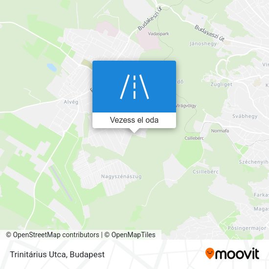 Trinitárius Utca térkép